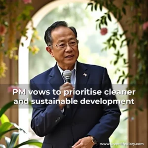 Read more about the article PM vows to prioritise cleaner and sustainable development