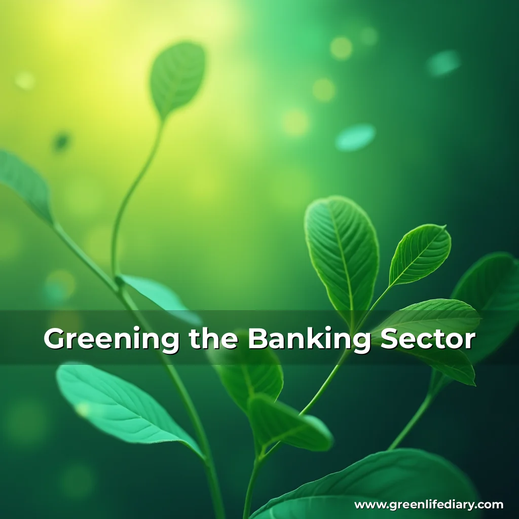 Artistic representation for Greening the Banking Sector