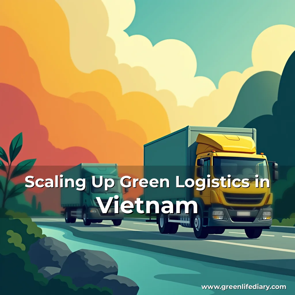 Artistic representation for Scaling Up Green Logistics in Vietnam