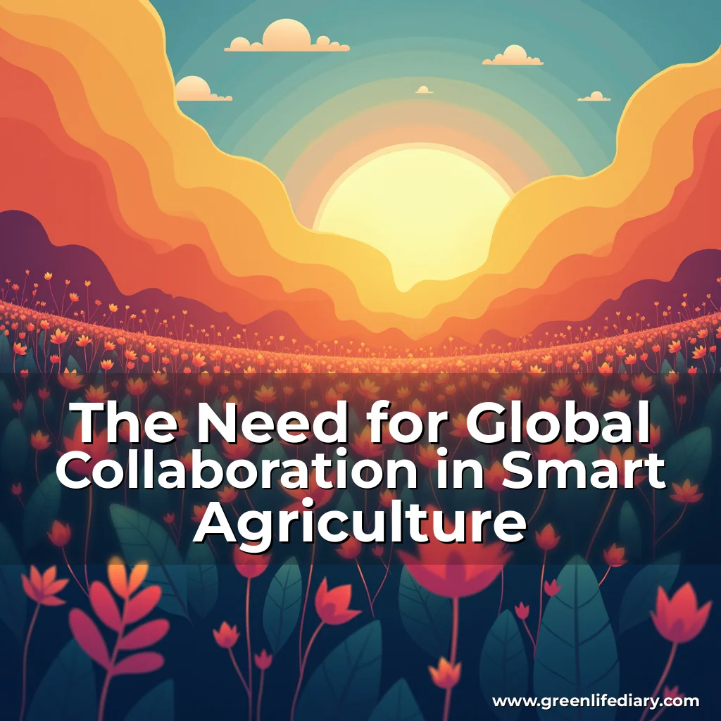 Artistic representation for The Need for Global Collaboration in Smart Agriculture