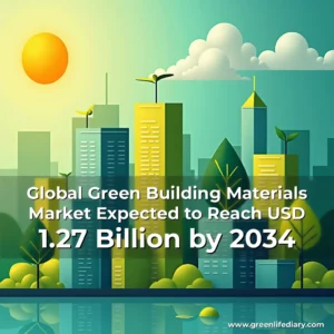 Read more about the article Global Green Building Materials Market Expected to Reach USD 1.27 Billion by 2034