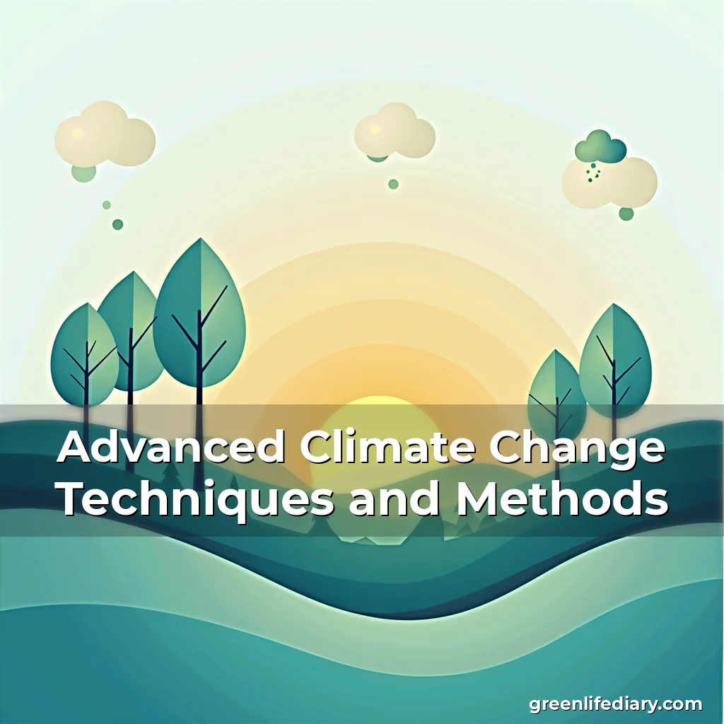 Artistic representation for Advanced Climate Change Techniques and Methods
