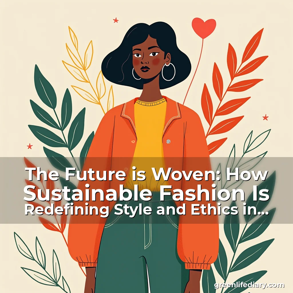 Artistic representation for The Future is Woven: How Sustainable Fashion Is Redefining Style and Ethics in the Modern Wardrobe