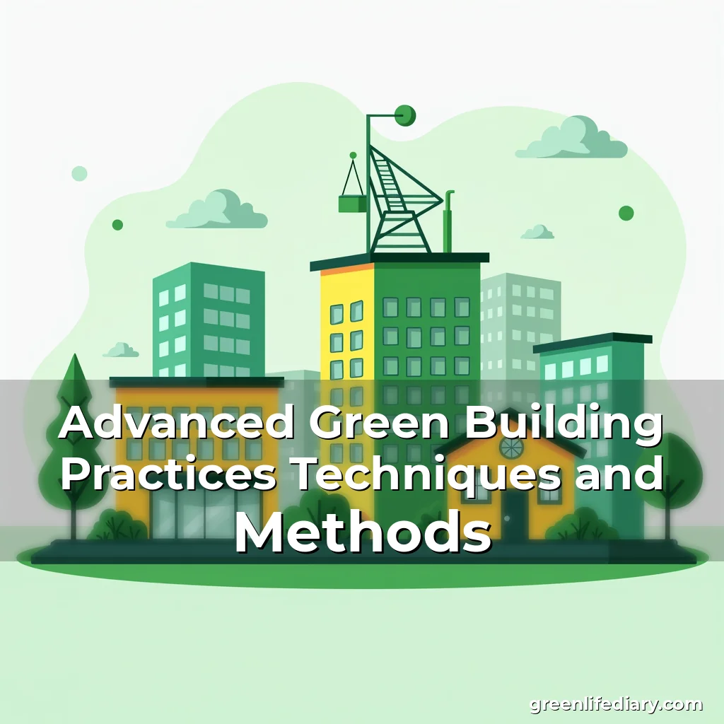 Artistic representation for Advanced Green Building Practices Techniques and Methods
