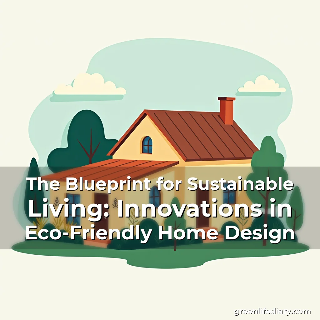 Artistic representation for The Blueprint for Sustainable Living: Innovations in Eco-Friendly Home Design