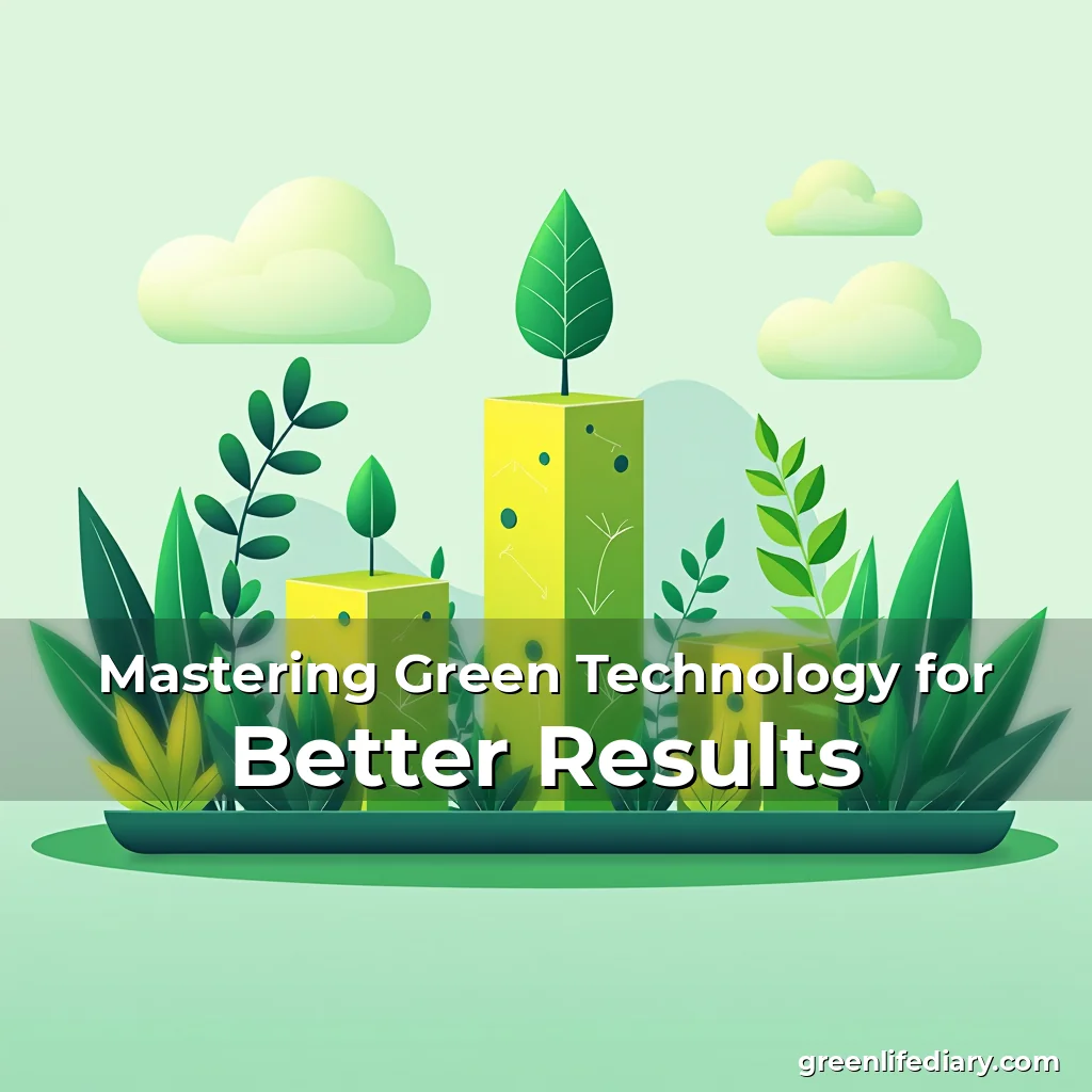 Artistic representation for Mastering Green Technology for Better Results