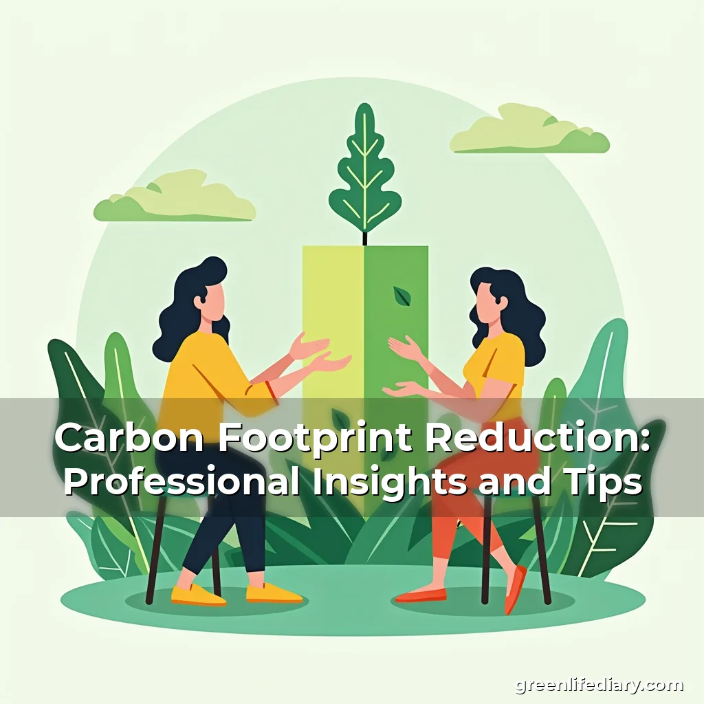 Artistic representation for Carbon Footprint Reduction: Professional Insights and Tips